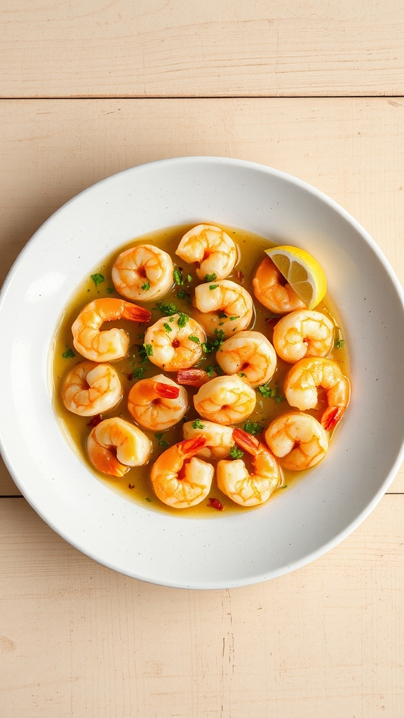 10 minute elegant scampi