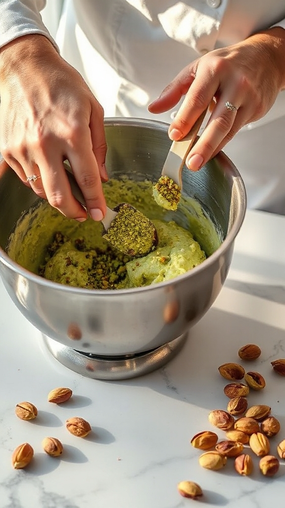 achieve ideal pistachio texture