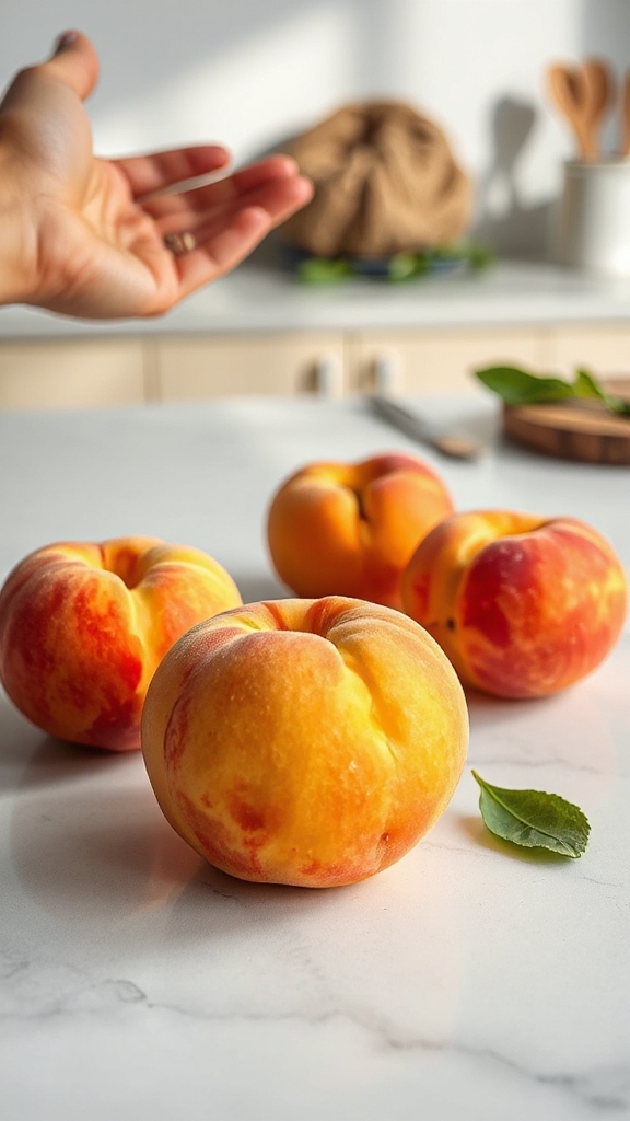 achieve perfect peach ripeness
