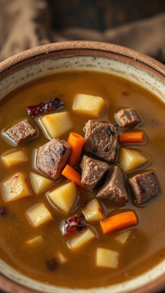 acorn venison soup variations