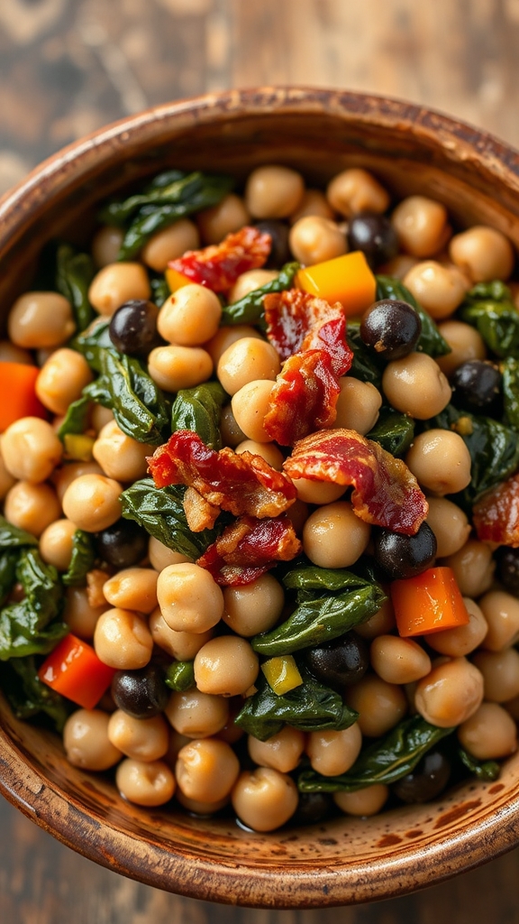 add veggies swap bacon