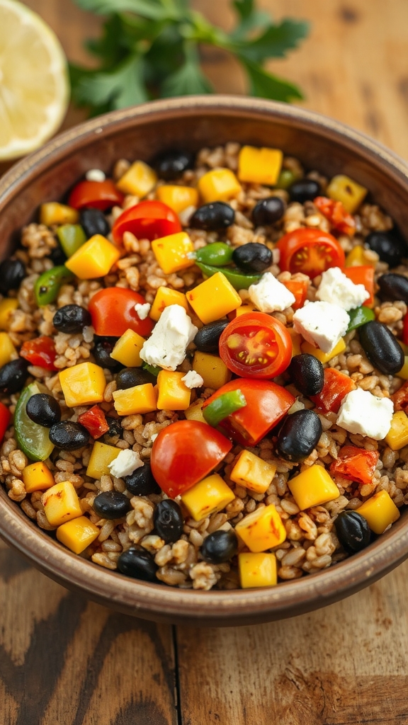 adventurous wheat salad tweaks