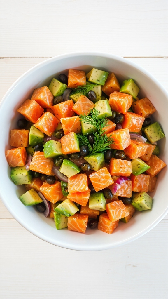 alaska smoked salmon avocado