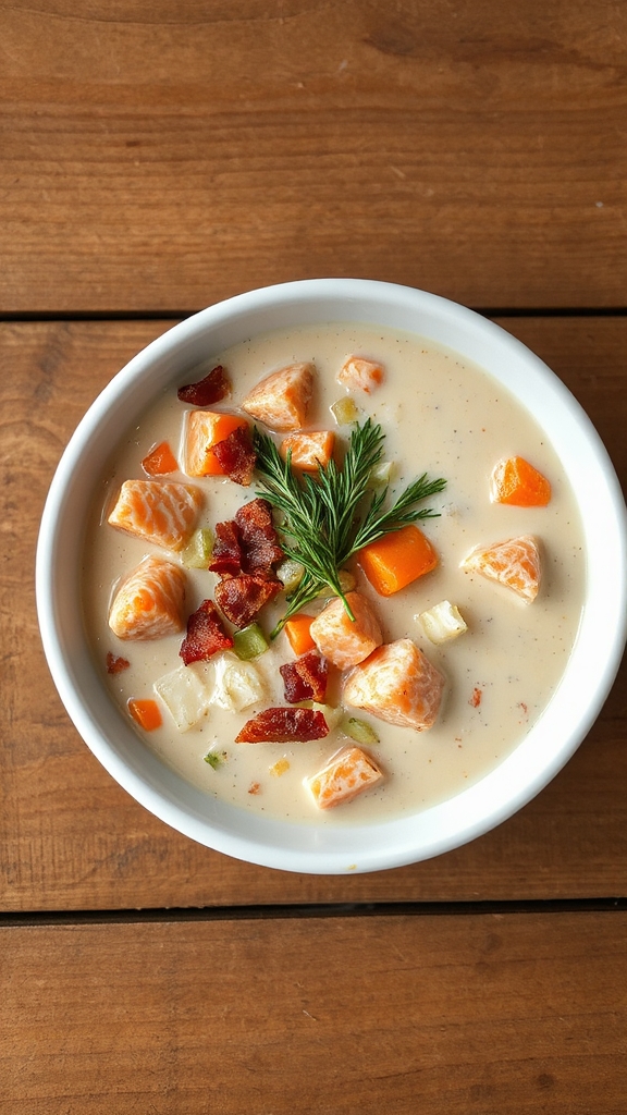 alaska smoked salmon chowder