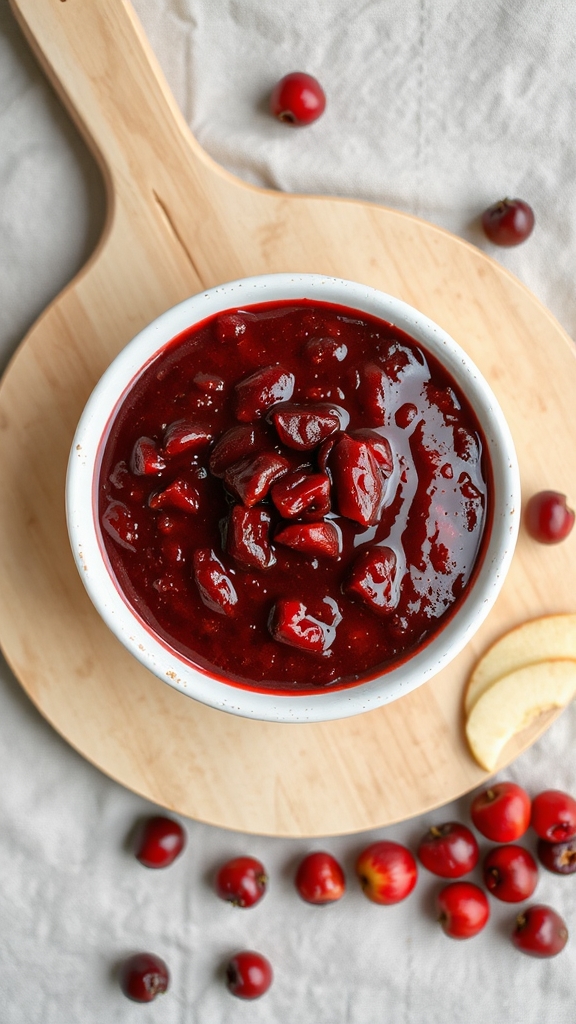 alaska spiced cranberry wine sauce