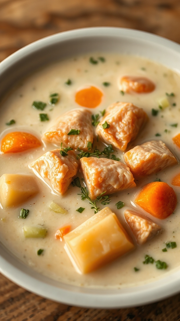 alaskan wild salmon chowder