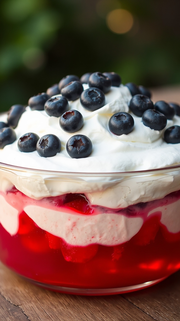 american patriotic jell o salad