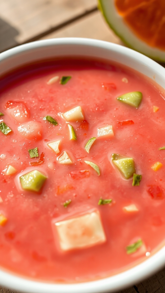 andalusian watermelon gazpacho twist