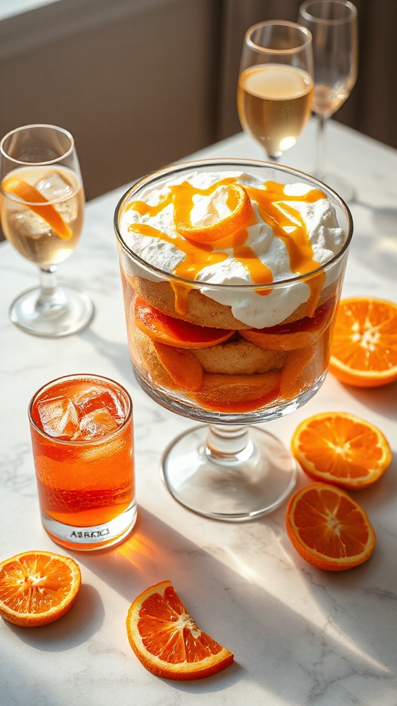 aperol spritz trifle pairings