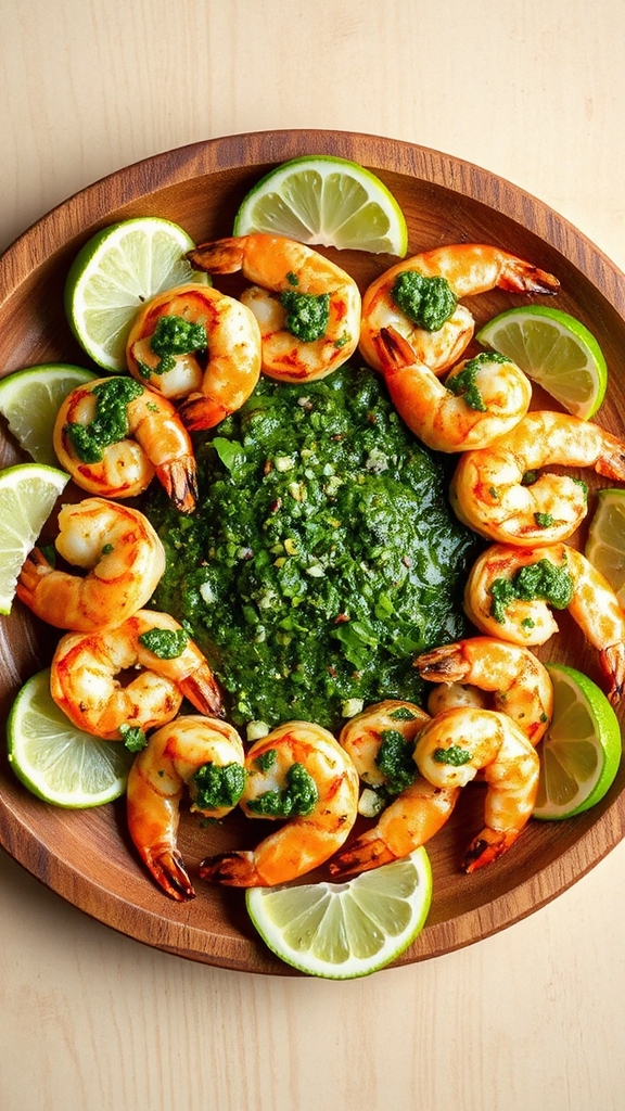 arizona chimichurri shrimp dish