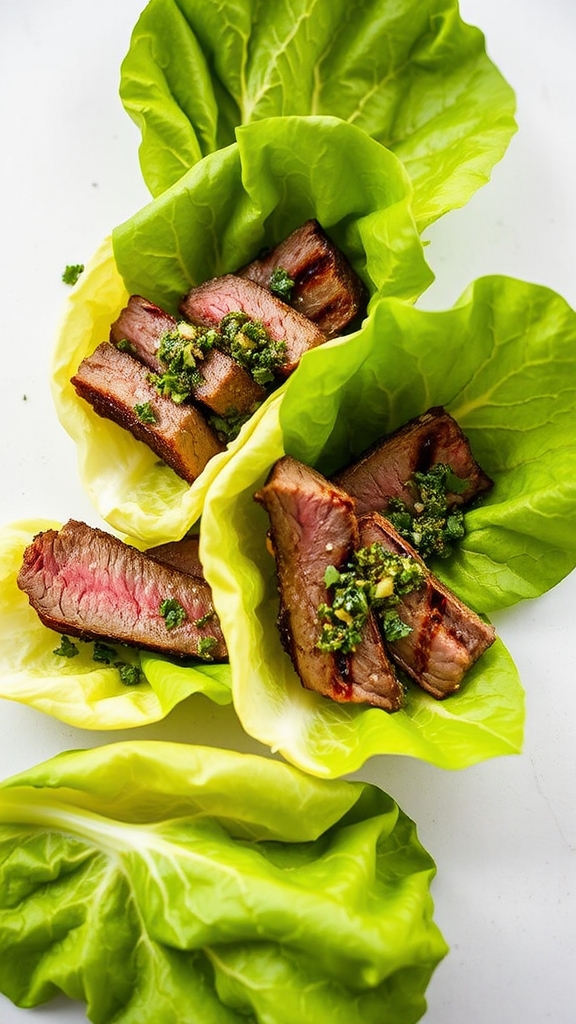 arizona chimichurri steak wraps