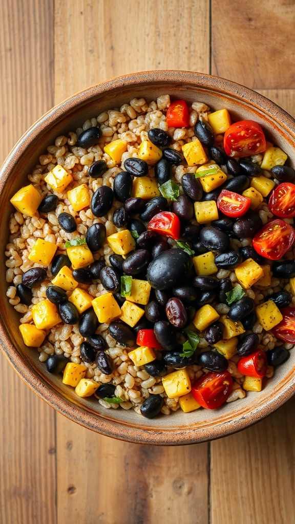 arizona wheat berries salad