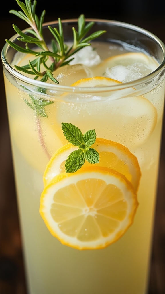aromatic rosemary lemonade infusion