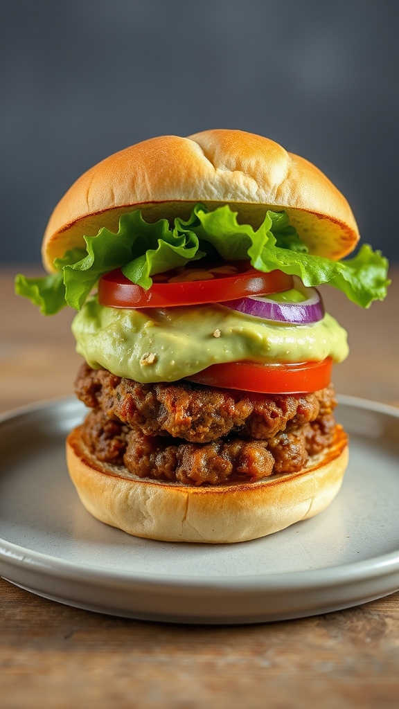 avocado lime crema sliders