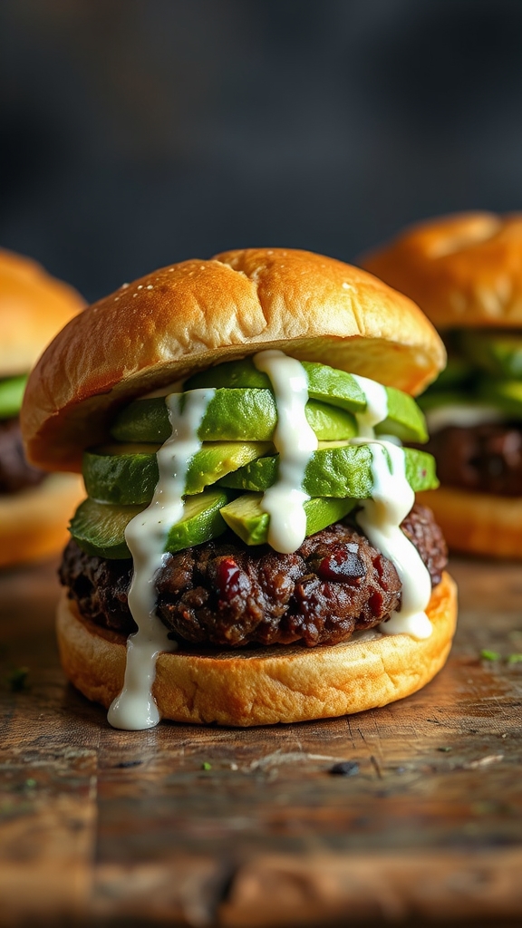 avocado lime fusion sliders