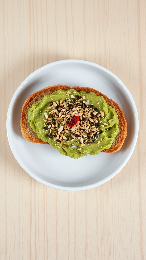 avocado toast with everything
