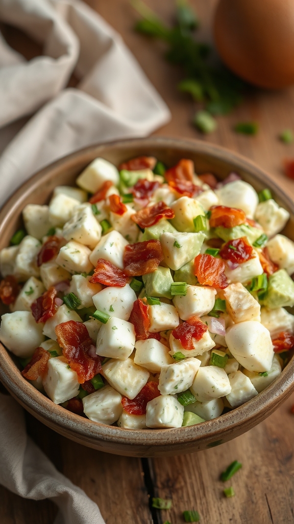 bacon avocado egg salad