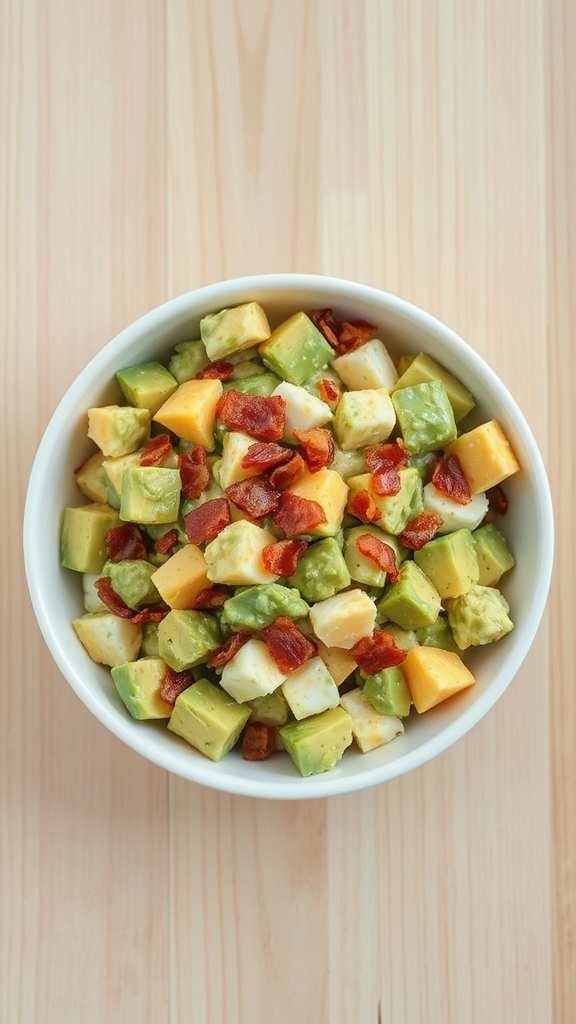 bacon avocado egg salad