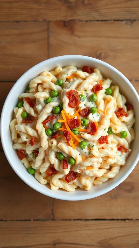 bacon ranch macaroni salad