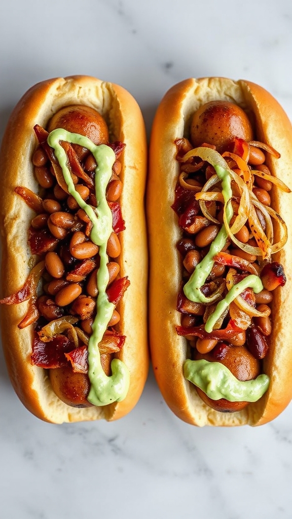 bacon wrapped sonoran hot dogs