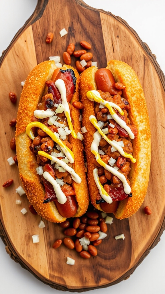 bacon wrapped sonoran hot dogs