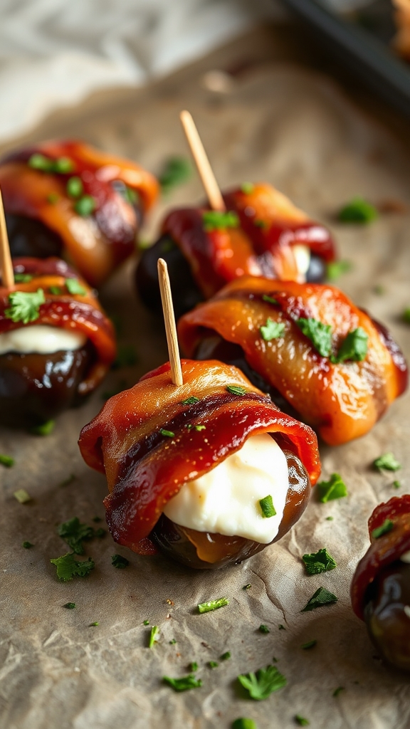 bake bacon wrapped pineapple treats