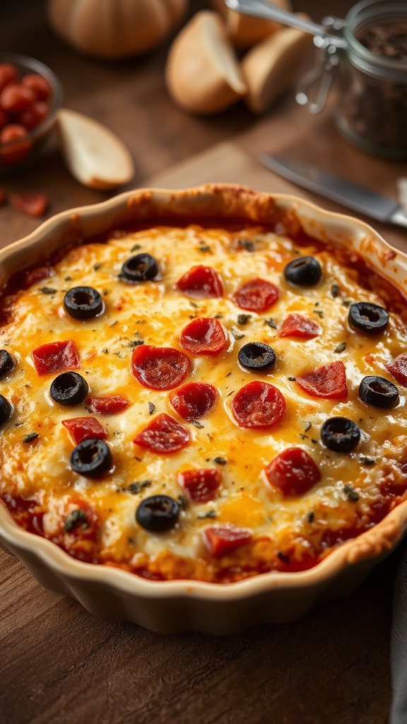 bake chicago pizza dip