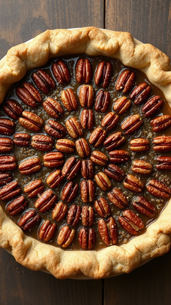 bake pie until set