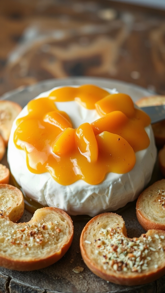 baked brie peach delight
