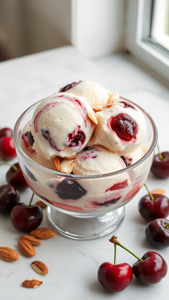 balanced cherry almond churning