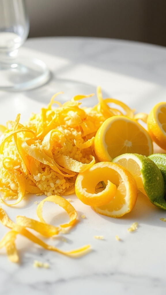 balancing lemon zest variations