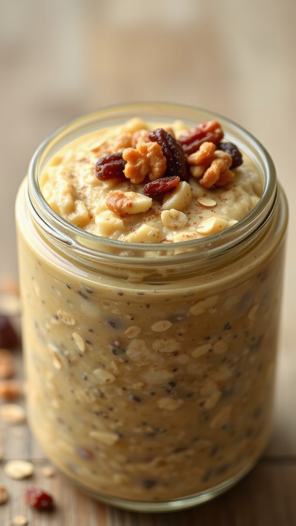 banana bread overnight oats