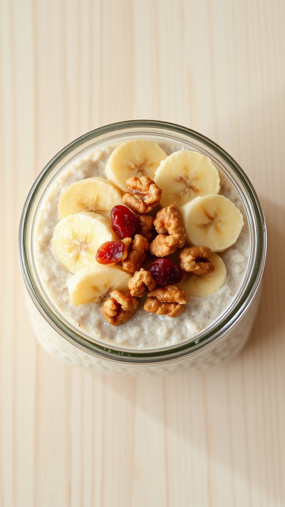 banana bread overnight oats