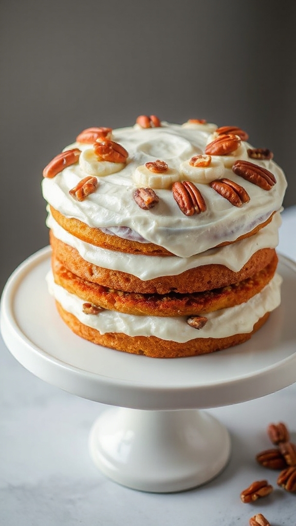 banana pineapple pecan frosting