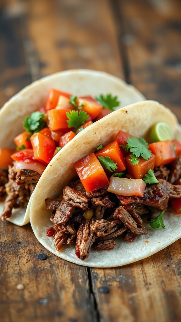 beef brisket taco ingredients
