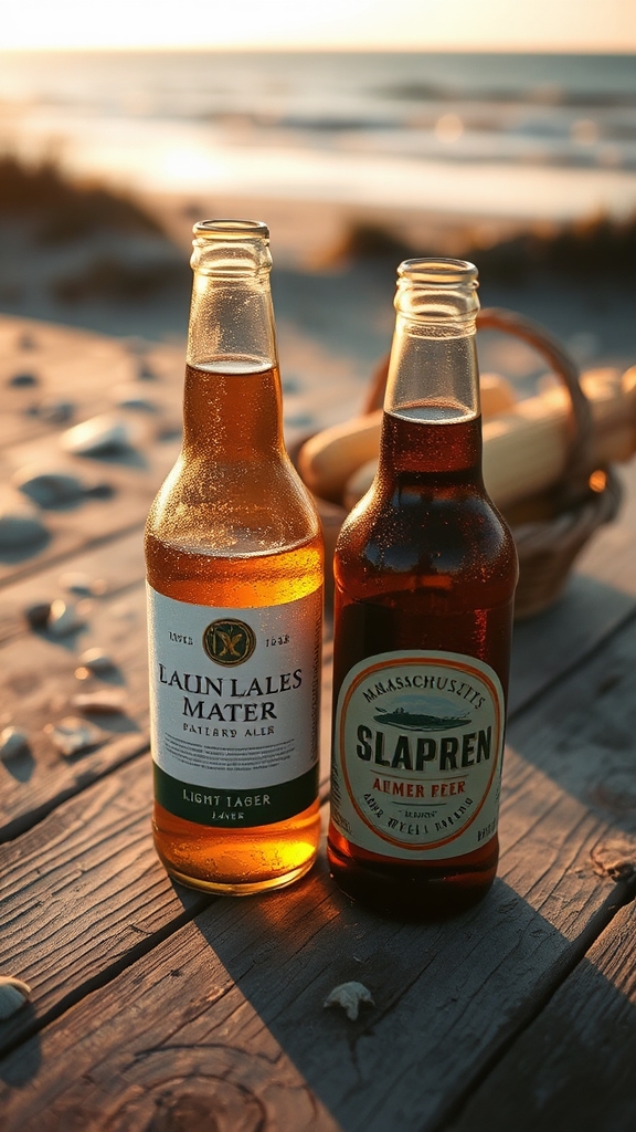 beer enhances clam bake
