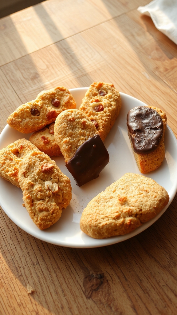 biscotti enhances semifreddo experience
