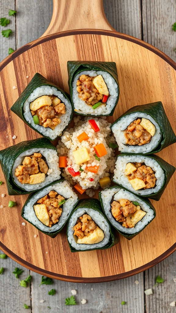 biscuit gravy sushi fusion