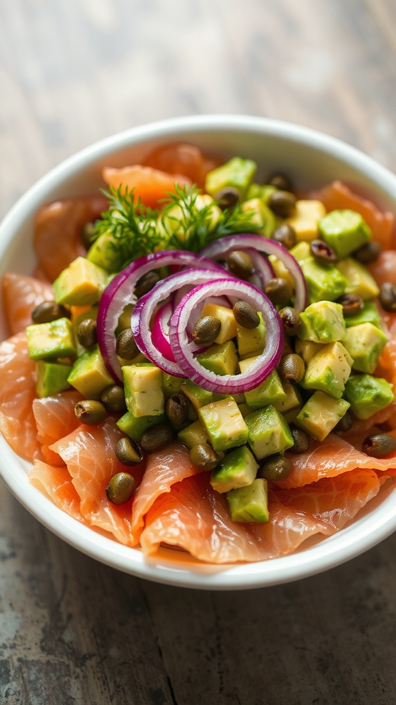 bite sized uniform salad variations