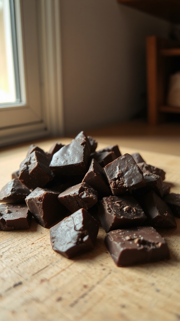 bittersweet chocolate enhances semifreddo