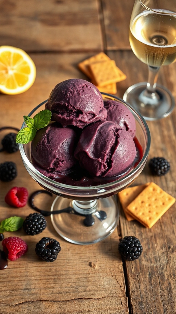 black raspberry serving pairings
