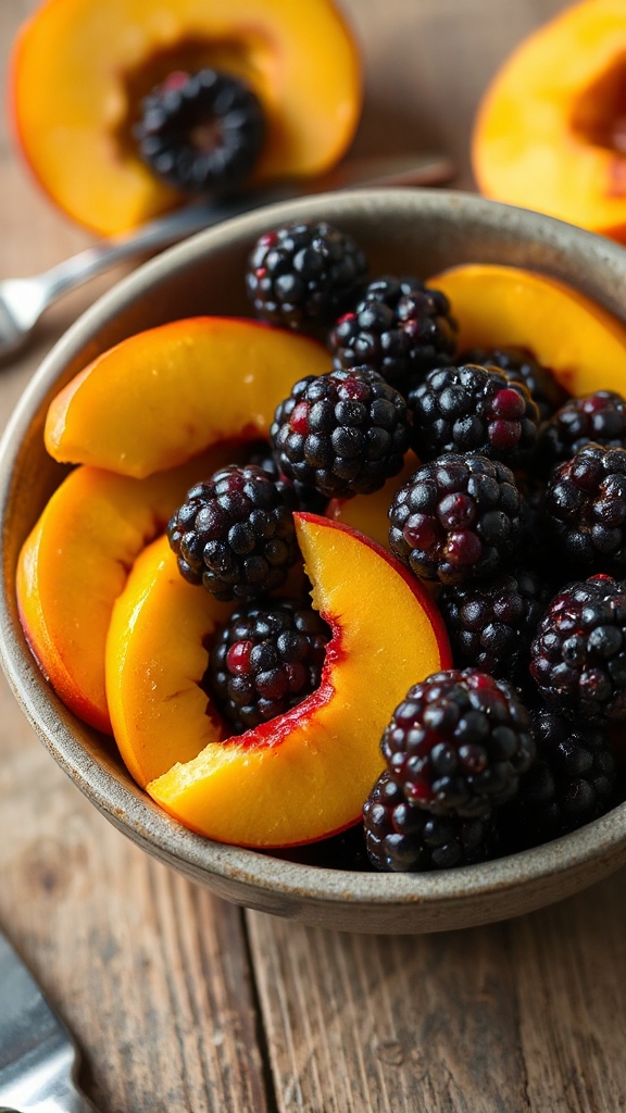 blackberry peach beverage pairings