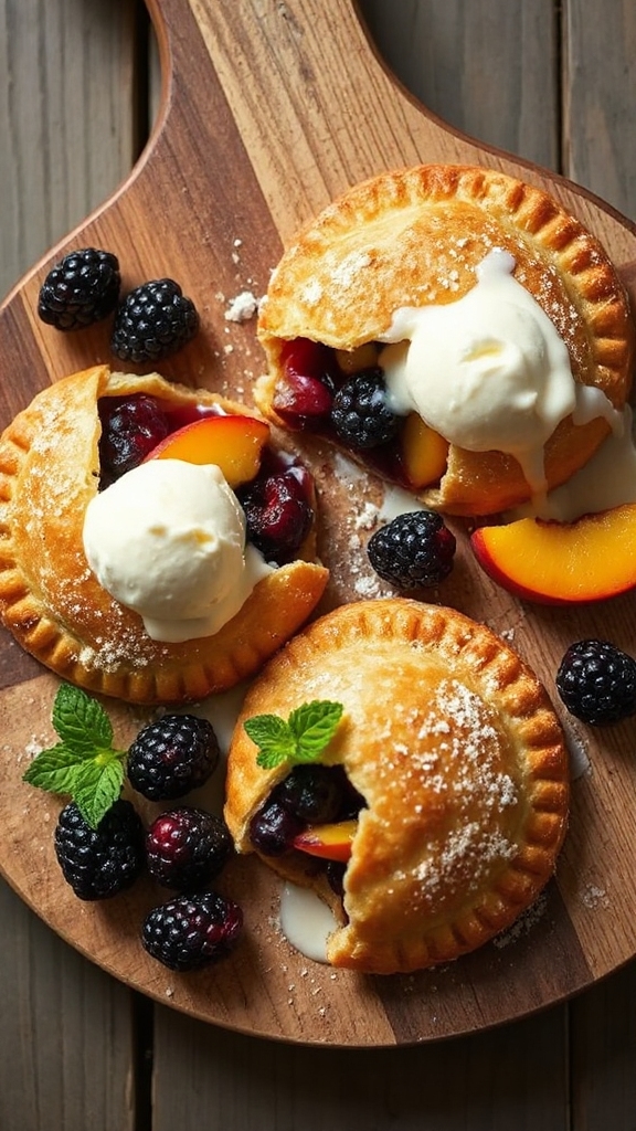 blackberry peach sorbet pairings