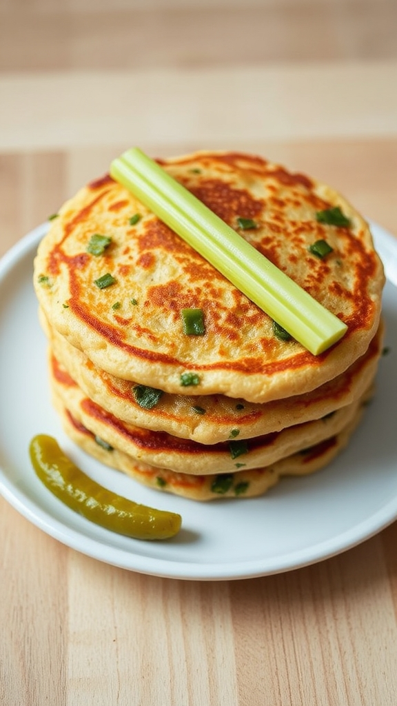 bloody mary inspired pancakes
