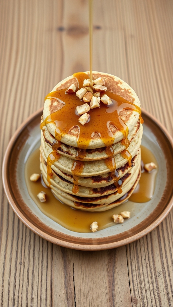 blue corn pi on pancakes