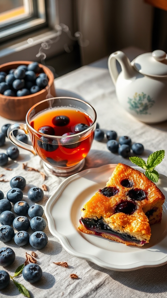 blueberry tea cultural blends