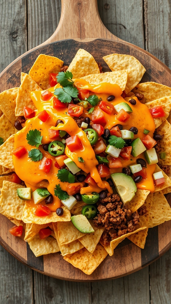 boho campfire nachos adventure