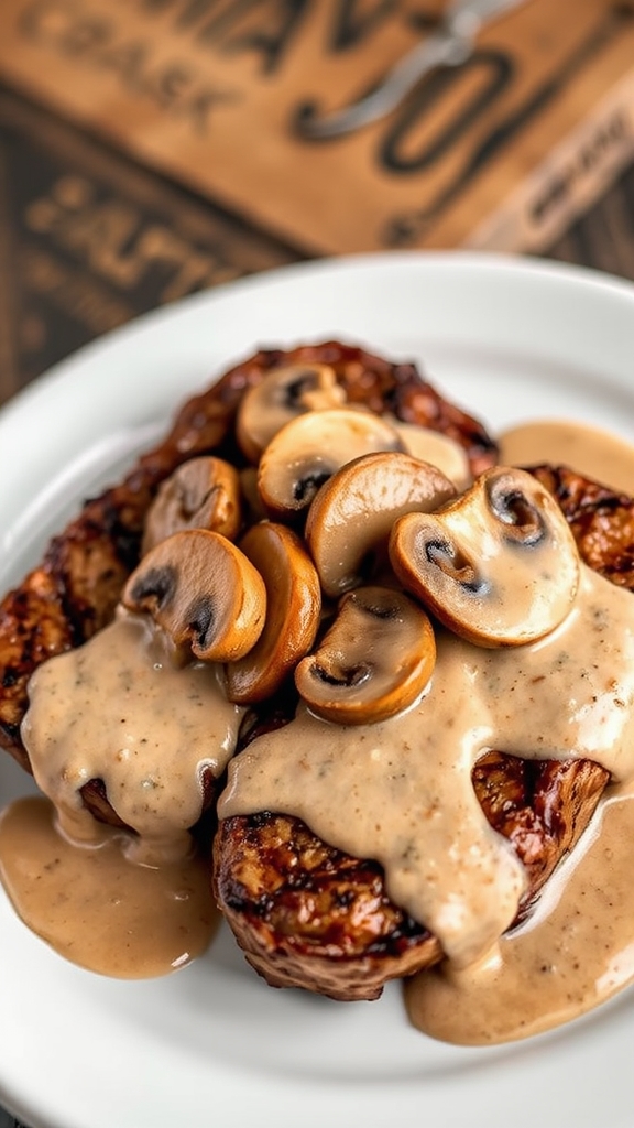 bold beefy mushroom sauce