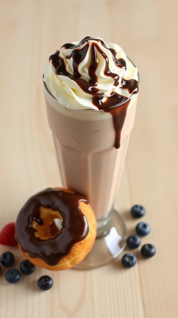 boston cream doughnut milkshake