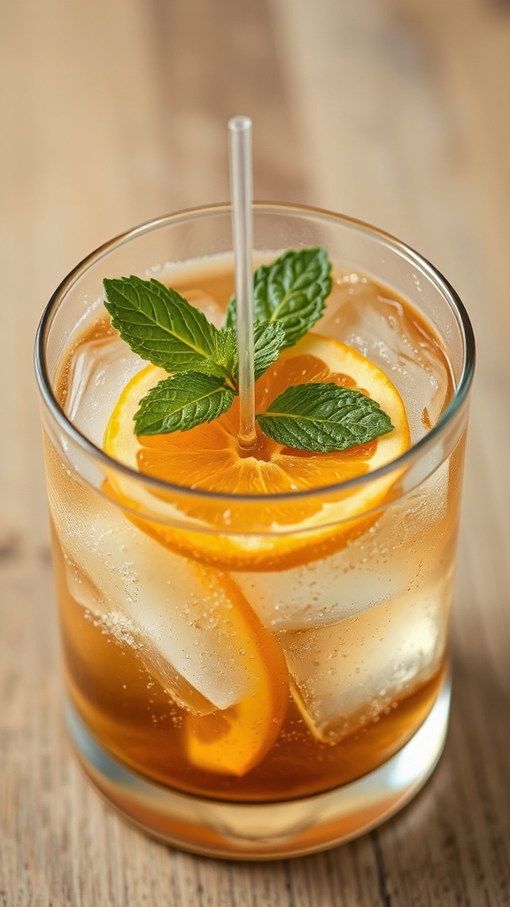 bourbon ice fizz stir